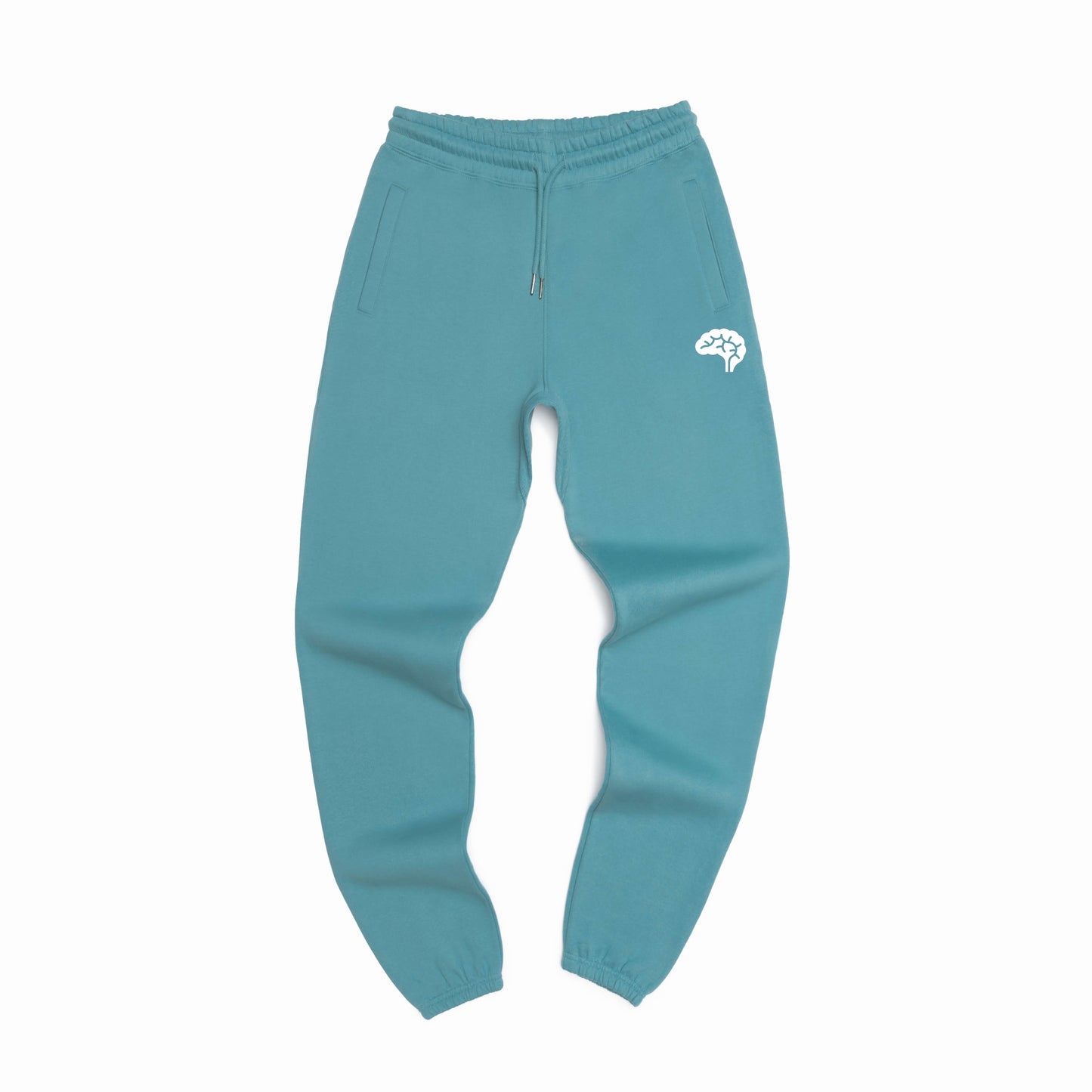 Confliktd Brain Stem Logo - Aqua GOTS® Organic Cotton Men's Sweatpants