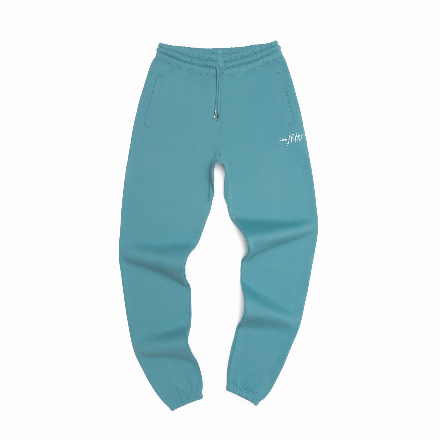 Confliktd Text Logo - GOTS® Organic Cotton Men's Sweatpants