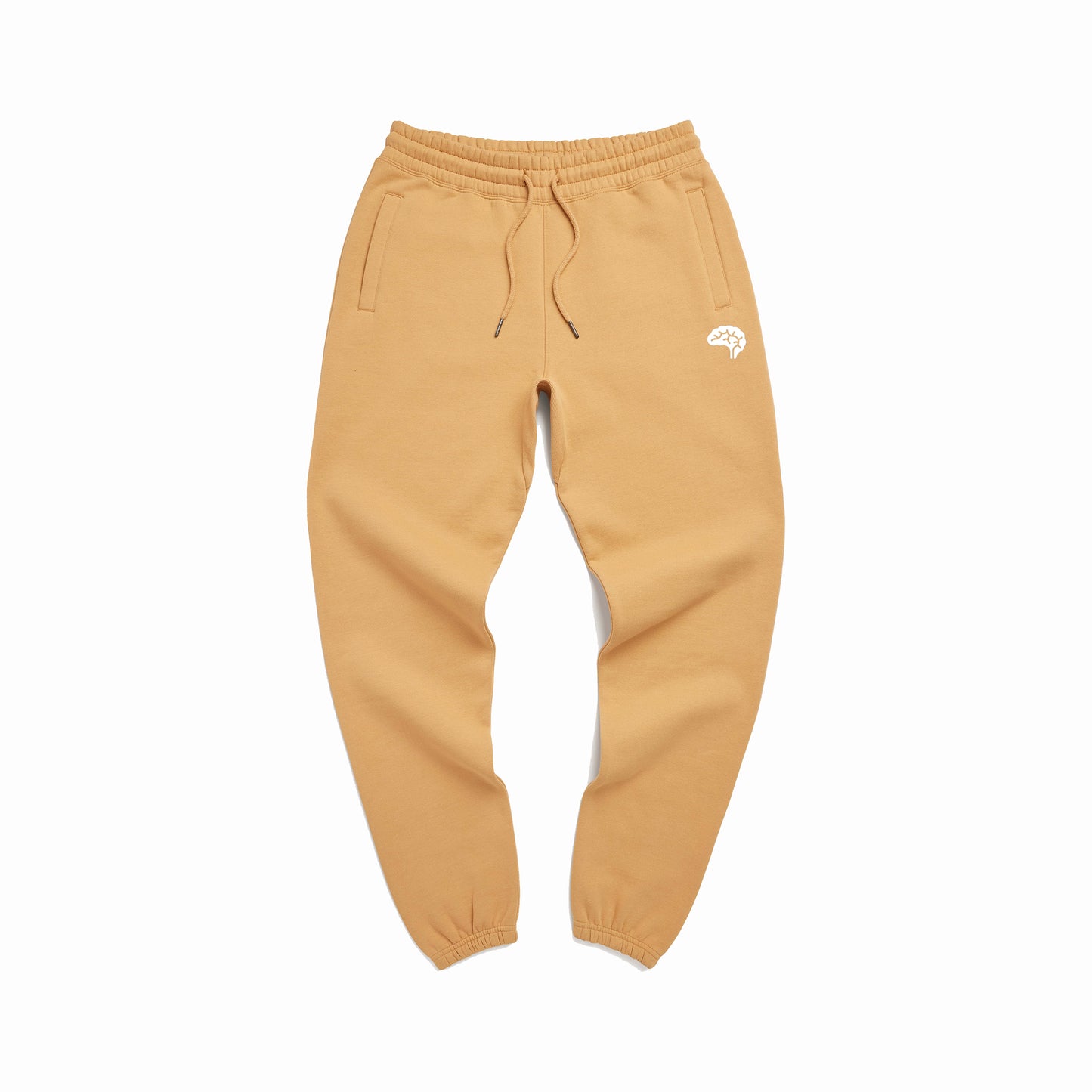 Confliktd Brain Stem Logo - Camel GOTS® Organic Cotton Men's Sweatpants