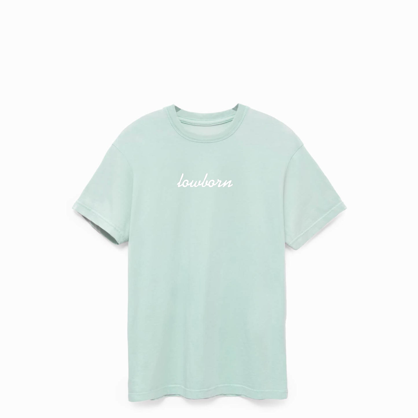 Confliktd Lowborn Logo - Seafoam Supima® 6oz Men's T-shirt