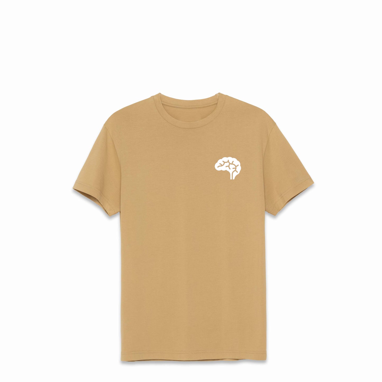 Confliktd Brain Stem Logo - Tan Supima® 6oz Men's T-shirt