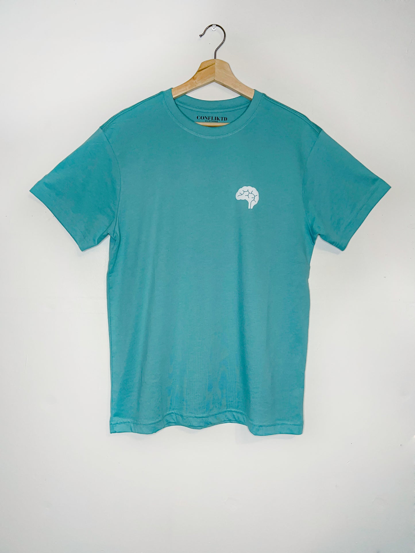 Confliktd Brain Stem Logo - Supima® 6oz T-shirt