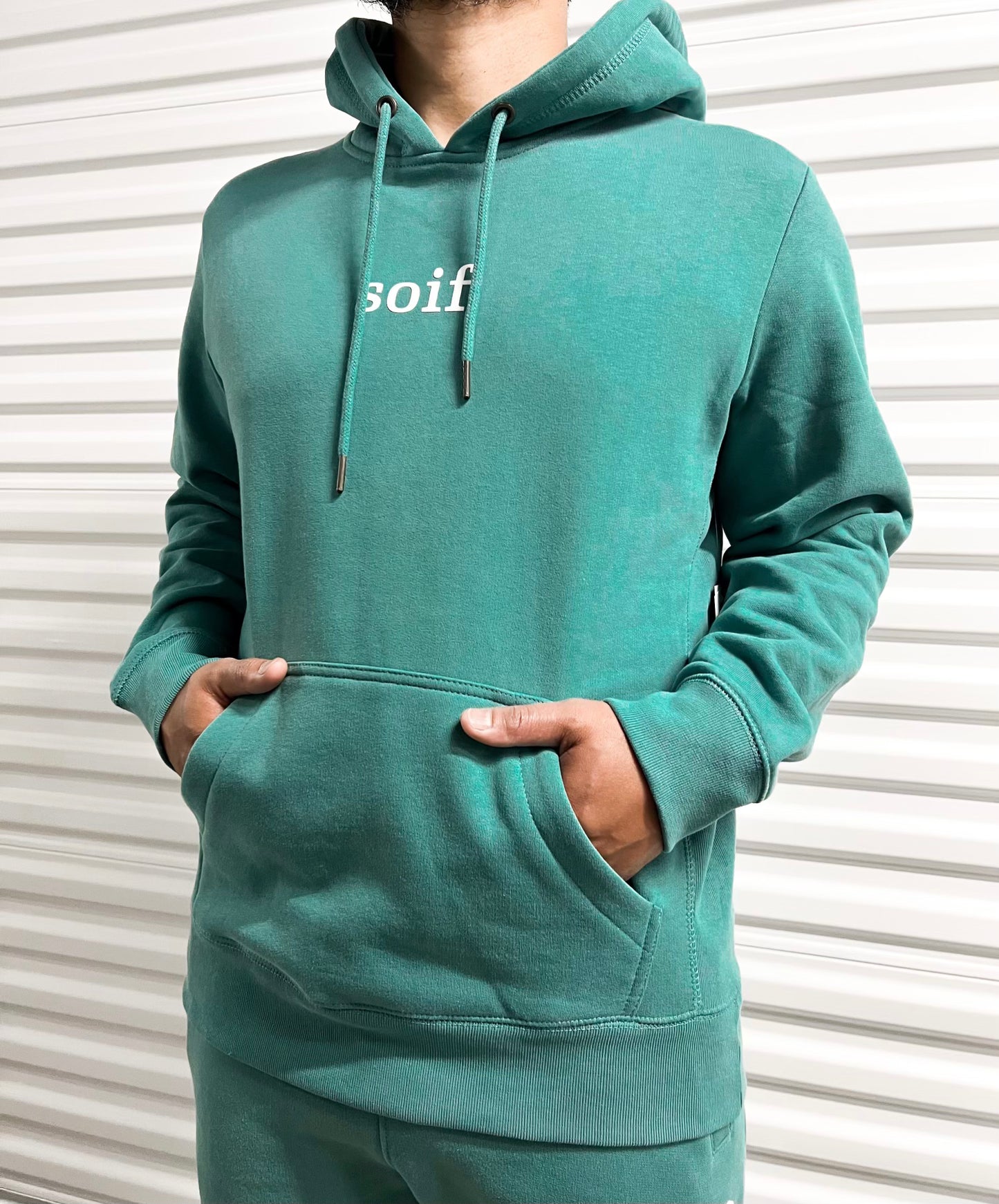 Confliktd Soif - GOTS® Organic Cotton Men's Hooded Sweatshirt
