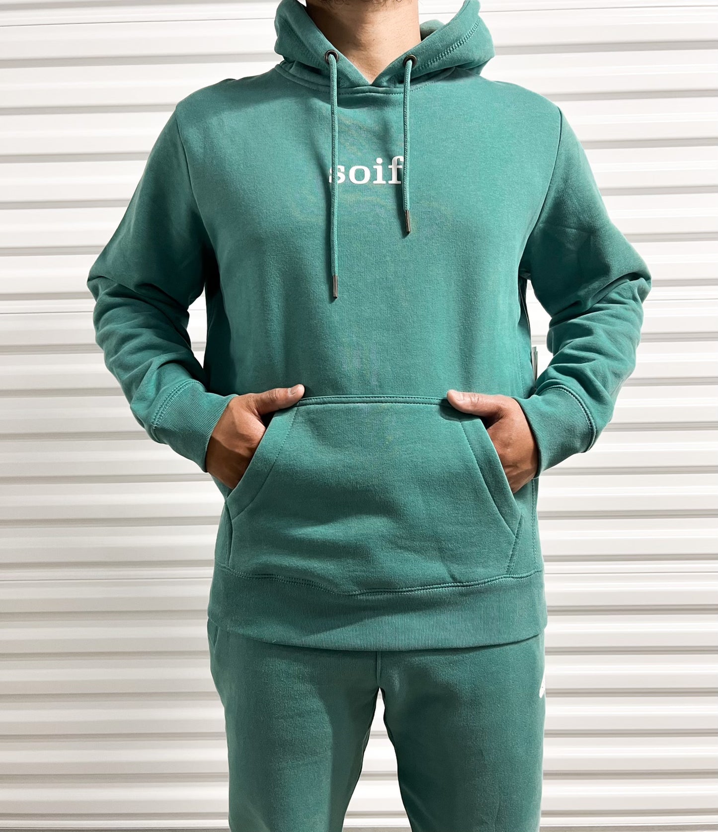 Confliktd Soif - GOTS® Organic Cotton Men's Hooded Sweatshirt